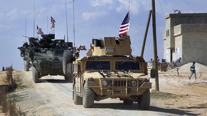 Quân đội Mỹ trên chiến trường Syria. Ảnh minh họa: Masdar News.