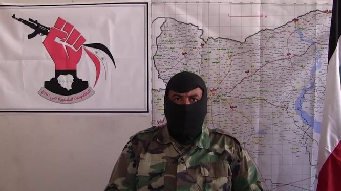 Ảnh tuyên truyền nhóm Kháng chiến Rộng rãi Raqqa. Ảnh: Masdar News.