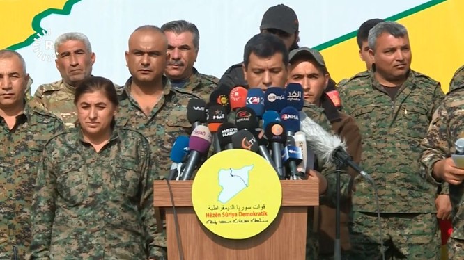 Lực lượng Dân chủ Syria tuyên bố giành thắng lợi, tiêu diệt hoàn toàn IS. Ảnh: South Front.