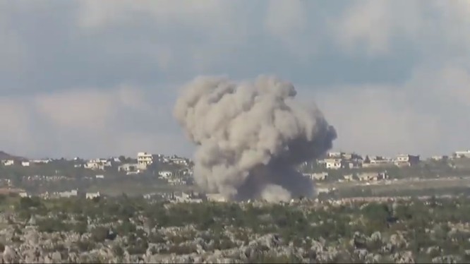 Không quân Syria không kích khủng bố ở tỉnh Idlib.