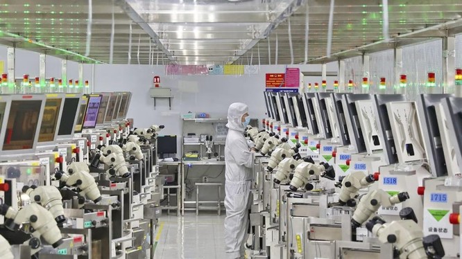 Công nghiệp sản xuất chip của Trung Quốc. Ảnh SCMP