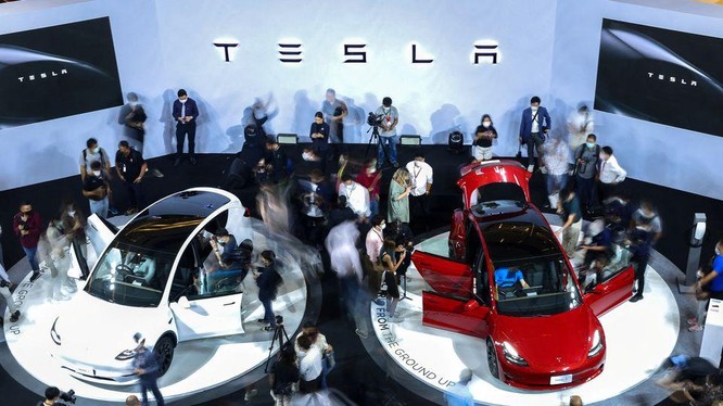 Tesla ra mắt mấu xe điện Model Y tại Bangkok, Thái Lan, ngày 7/12/2022. Ảnh Reuter