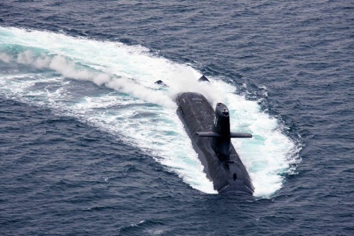 Tàu ngầm thông thường AIP lớp Soryu của Lực lượng Phòng vệ Biển Nhật Bản (ảnh tư liệu)