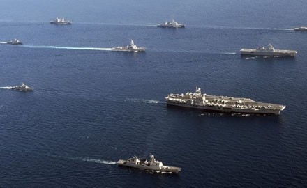 Trung Quốc lo sợ Nhật Bản phối hợp với Mỹ triển khai hành động quân sự liên hợp ở Biển Đông (ảnh tư liệu)