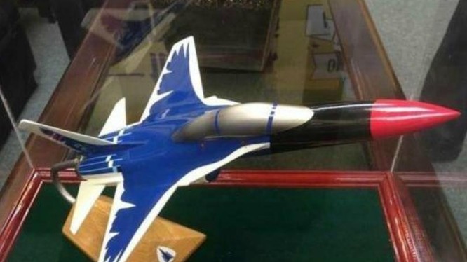 Mô hình máy bay huấn luyện XT-5 Lam Thước của Đài Loan. Ảnh: Cankao