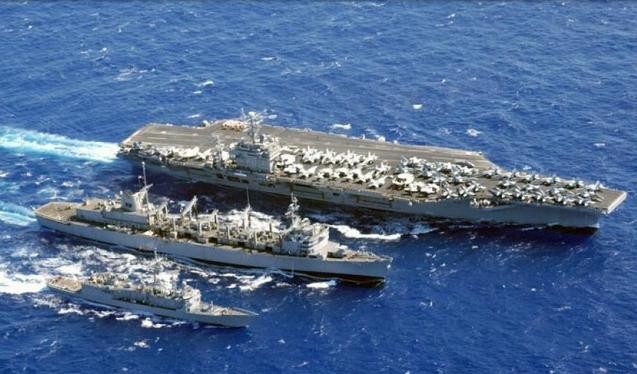 Cụm tấn công tàu sân bay động cơ hạt nhân USS Carl Vinson Hải quân Mỹ (ảnh tư liệu)