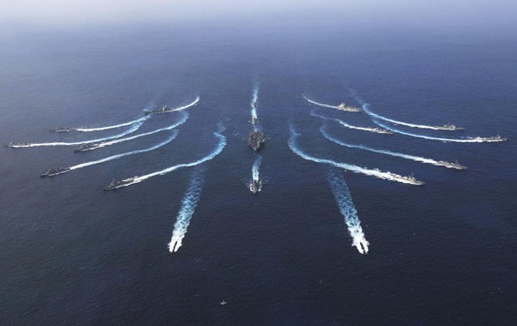Hải quân Mỹ tiến hành tập trận (ảnh tư liệu)
