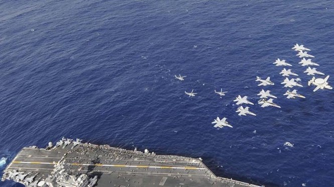Tàu sân bay động cơ hạt nhân USS Nimitz, Hải quân Mỹ. Ảnh: Scout.