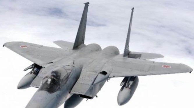 Máy bay chiến đấu F-15J của Lực lượng Phòng vệ Trên không Nhật Bản. Ảnh: Cankao.