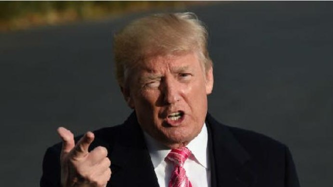 Tổng thống Mỹ Donald Trump. Ảnh: Cankao.