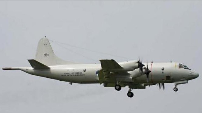Máy bay tuần tra săn ngầm P-3C Mỹ. Ảnh: Sina.
