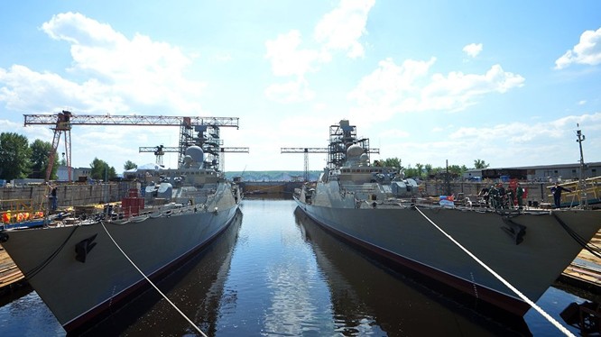 Cặp chiến hạm hộ vệ tên lửa "Báo biển" Nga sắp hoàn thành bàn giao cho Việt Nam