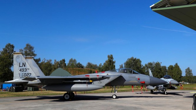 Chiến đấu cơ F-15 Mỹ có mặt tại Litva