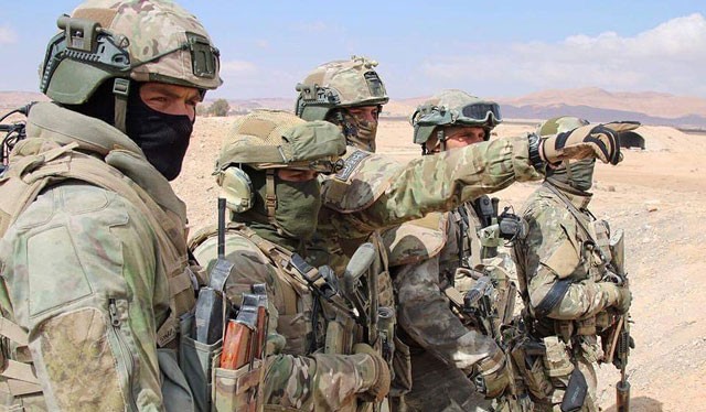 Đặc nhiệm Nga chiến đấu trên chiến trường Syria