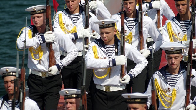 Lính hải quân Nga tại Crimea