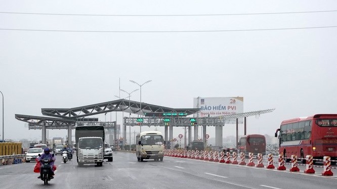 Trạm thu phí cao tốc Hà Nội-Bắc Giang. Nguồn Internet