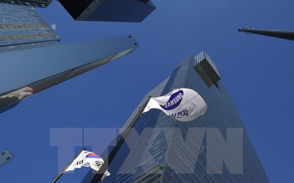 Trụ sở của tập đoàn Samsung ở Seoul, Hàn Quốc. (Nguồn: AFP/TTXVN)