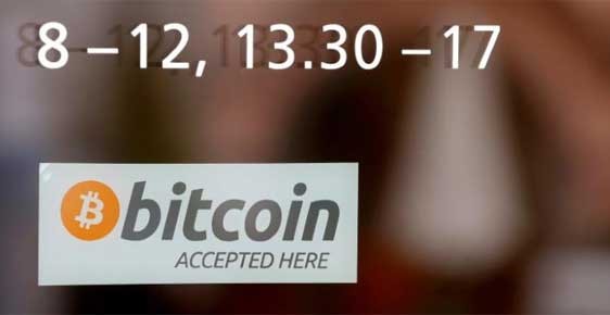 Một điểm chấp nhận giao dịch bitcoin ở Thuỵ Sĩ 