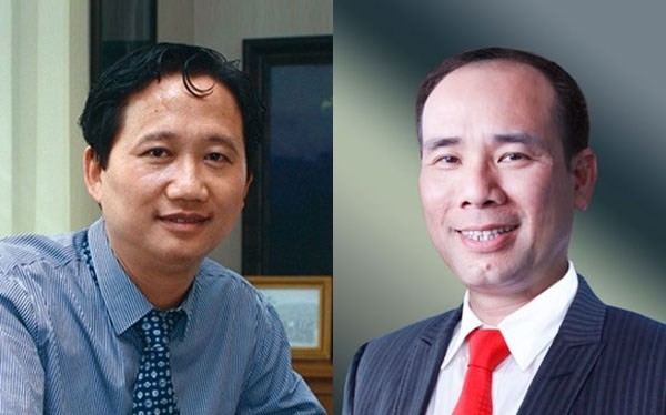 Trịnh Xuân Thanh (trái) và Vũ Đức Thuận bị truy tố cả hai tội (ảnh IT).