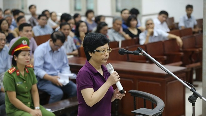 Bị cáo Châu Thị Thu Nga