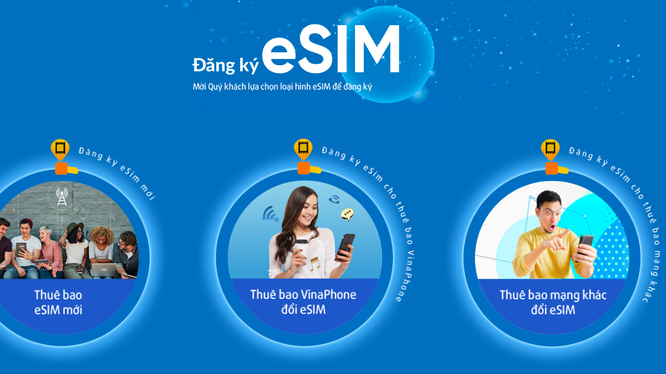 VinaPhone chính thức tiếp nhận đặt trước eSIM online.