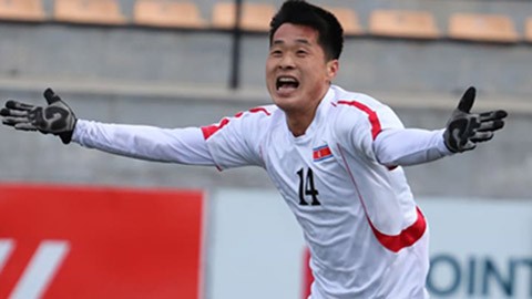 U23 Triều Tiên là đội giành vé đầu tiên sau vòng loại tham dự VCK U23 châu Á 2020. Ảnh AFC