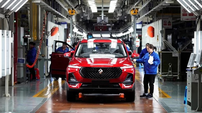 Thị trường ôtô Trung Quốc thu hẹp sau 28 năm phát triển khiến nhiều hãng sản xuất trong và ngoài nước chật vật với công suất dư thừa. Ảnh: Reuters