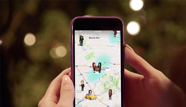 Snap Map là một tính năng mới của mạng xã hội Snapchat