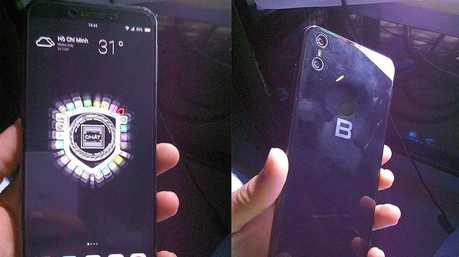 Hình ảnh rò rỉ về một mẫu điện thoại được cho là Bphone 3 trên một diễn đàn công nghệ