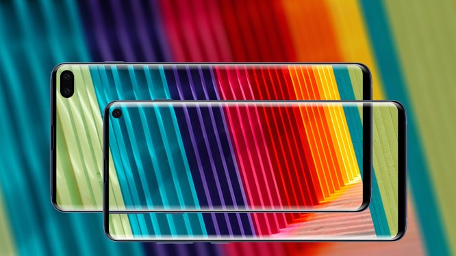 Ảnh dựng Galaxy S10 và S10+ (Phone Arena)