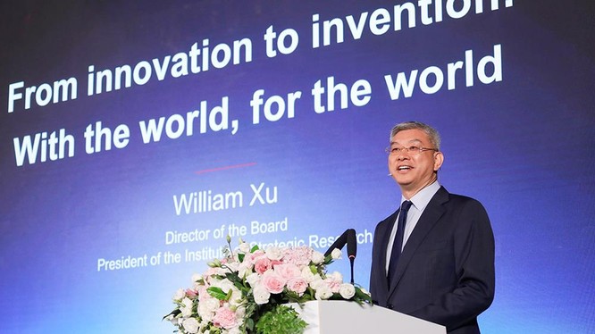 ông William Xu - Chủ tịch Viện nghiên cứu chiến lược của Huawei