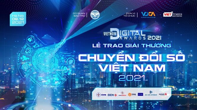 Lễ trao Giải thưởng Chuyển đổi số Việt Nam 2021 sẽ được truyền hình trực tiếp từ Nhà hát Âu Cơ- Hà Nội