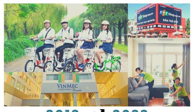 Các thương hiệu Việt tròn 10 năm tuổi (ảnh: Nhịp sống kinh tế)