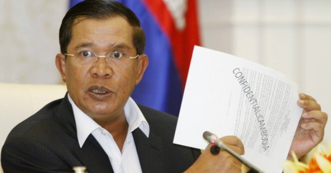 Trong bài phát biểu dài 3 tiếng trên truyền hình, ông Hun Sen khẳng định sẽ tình nguyện từ chức nếu bản đồ của Chính phủ Campuchia và bản đồ mượn từ Pháp có sự khác biệt.