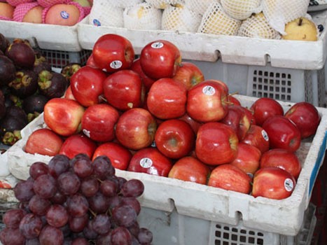 Về trái cây, 10 tháng đầu năm 2016 Việt Nam nhập khẩu từ thị trường Trung Quốc là 120 nghìn tấn.