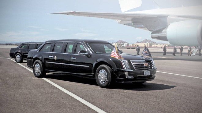 Ảnh dựng Cadillac One của Donald Trump- (Ảnh: Autoweek).