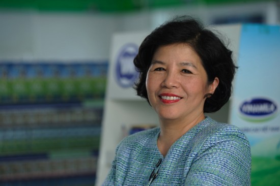 Bà Mai Kiều Liên - Tổng giám đốc Công ty Cổ phần Sữa Việt Nam.