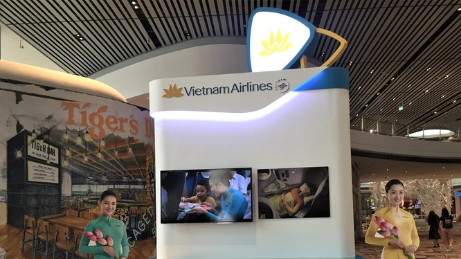 Vietnam Airlines chuyển nhà ga khai thác tại Singapore sang T4 Changi, từ 7/11. (Ảnh: VNA)