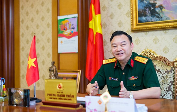 Đại tá Phùng Danh Thắm, Tổng giám đốc Tổng công ty Thái Sơn Bộ Quốc phòng bị khởi tố về tội “Thiếu trách nhiệm gây hậu quả nghiêm trọng”. (Ảnh: DĐDN)