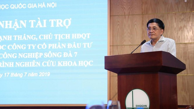 Ông Nguyễn Mạnh Thắng - Chủ tịch HĐQT Urinco7. (Ảnh: ĐHQGHN)