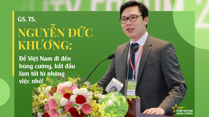 GS. TS Nguyễn Đức Khương - thành viên trẻ nhất trong Tổ tư vấn kinh tế của Thủ tướng Nguyễn Xuân Phúc.