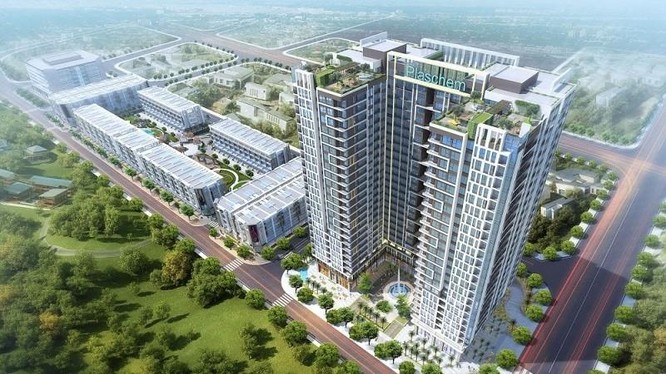 Phối cảnh dự án Bình Minh Garden tại số 93 Đức Giang, Long Biên, Hà Nội của Cen Invest (Nguồn: Internet)