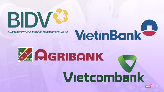 So găng lợi nhuận năm 2022 của 'Big 4' ngân hàng Việt: BIDV vượt mặt VietinBank