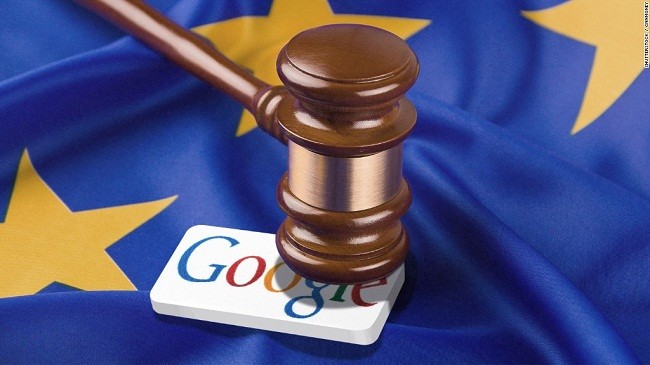 Google đã kháng cáo án phạt kỷ lục 2,4 tỷ Euro từ EU (ảnh: CNN)
