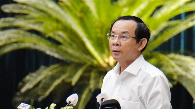 Bí thư Thành ủy TPHCM Nguyễn Văn Nên. Ảnh: M.Q (Báo Lao động) 