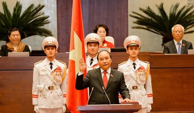 Thủ tướng Chính phủ Nguyễn Xuân Phúc tuyên thệ vào ngày 7/4 vừa qua.