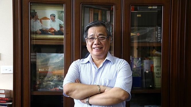 Giáo sư - tiến sỹ khoa học Vũ Minh Giang. Ảnh Lê Hằng