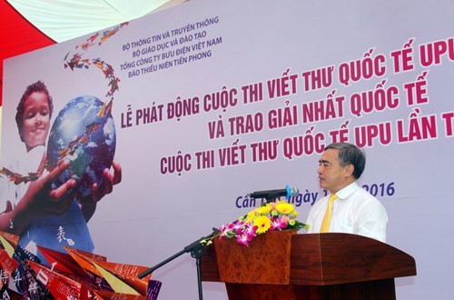 Ông Nguyễn Minh Hồng - Thứ trưởng Bộ TT&TT phát biểu tại buổi lễ