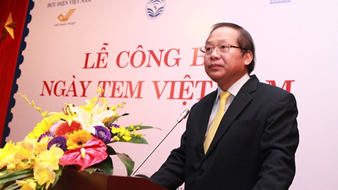 Bộ trưởng Bộ TT&TT Trương Minh Tuấn phát biểu tại Lễ công bố 