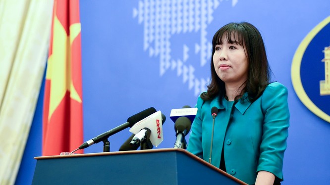 Người Phát ngôn Bộ Ngoại giao Lê Thị Thu Hằng.